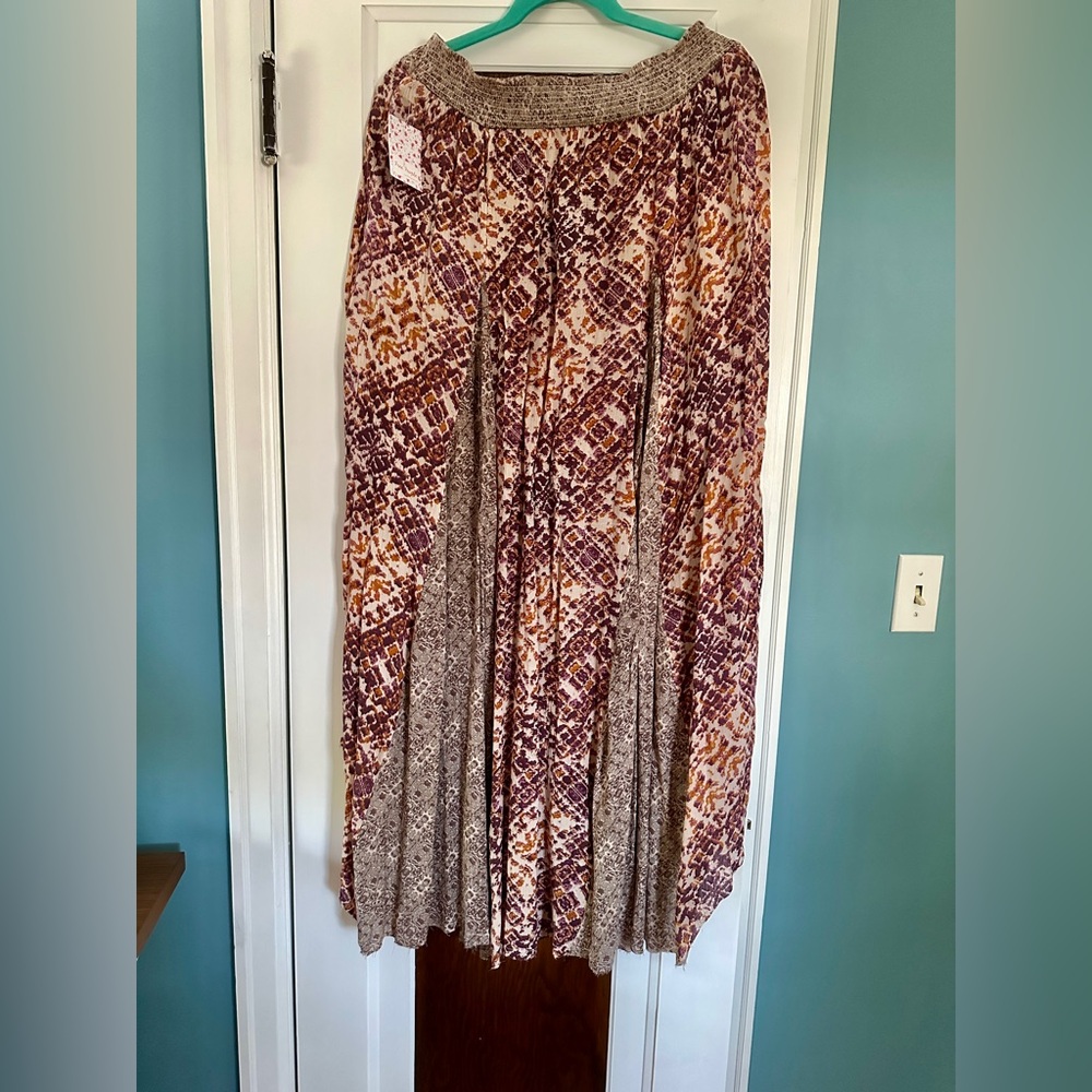 Free People Floral Bohemian Skirt - Picture 2 of 6